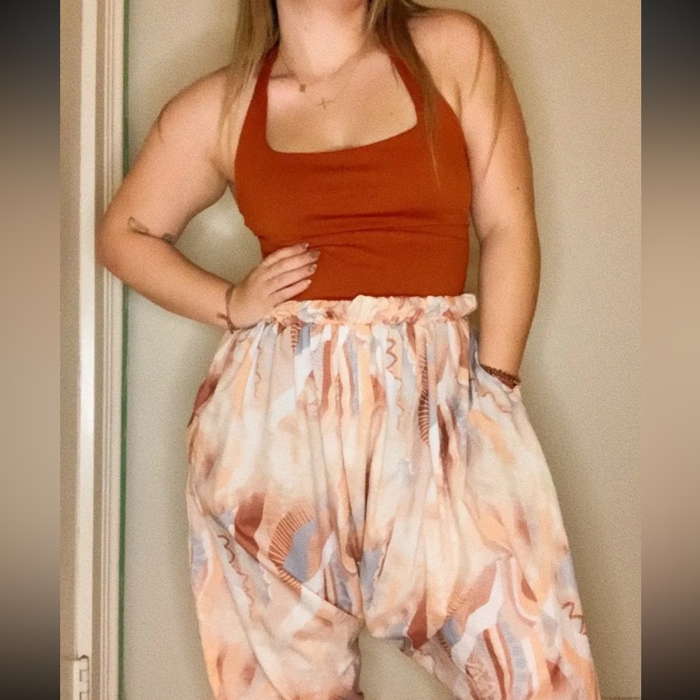 Free People All Strapped Harem Hot Shot Jumpsuit